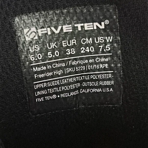 Five Ten Mountain Bike Shoes size 6 - Picture 7 of 9